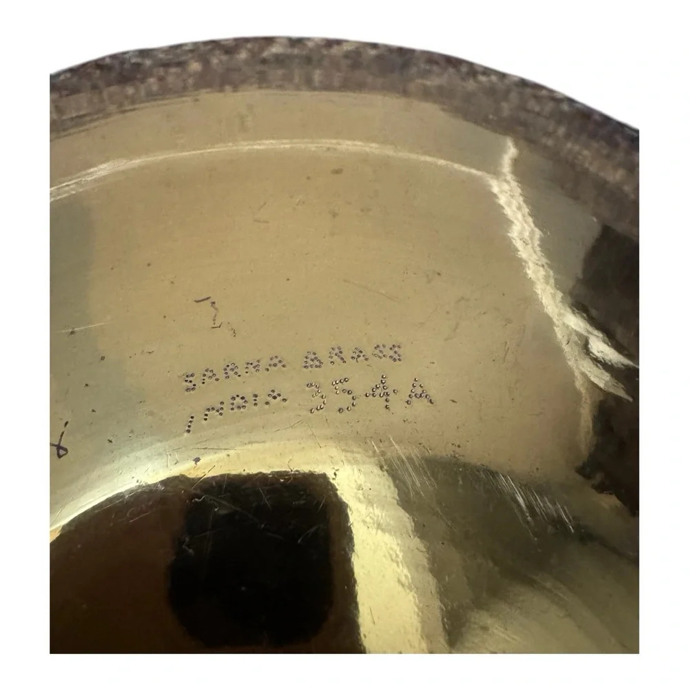 Vintage Sarna Brass Bowl - Picture 4 of 6
